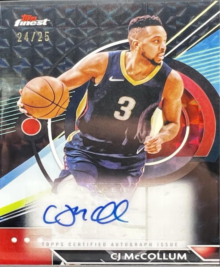 CJ McCollum [Black Geometric Refractor] #FA-CJM