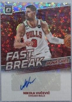 Nikola Vucevic #FBS-NVC 2022 Panini Donruss Optic Fast Break Signatures Basketball