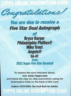 Mike Trout / Bryce Harper