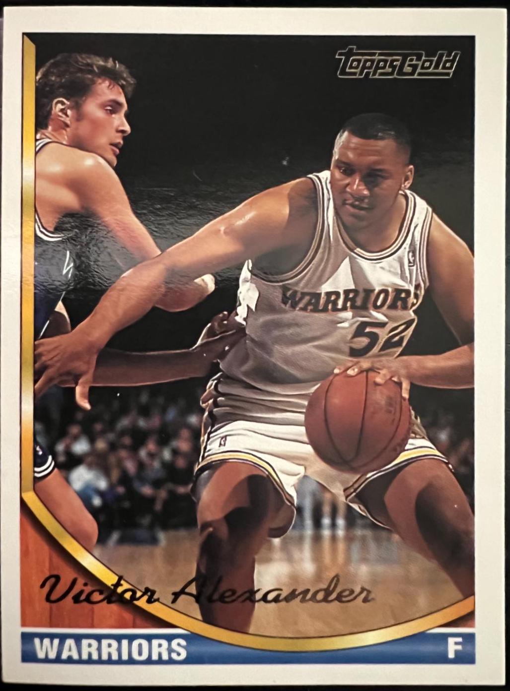 Victor Alexander #7 Basketball Cards 1993 Topps Gold