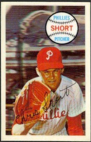 Chris Short #41 Baseball Cards 1970 Kellogg's