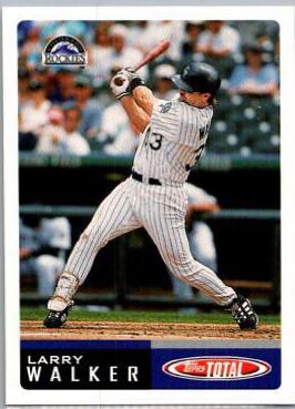 Larry Walker #33 Baseball Cards 2002 Topps Total