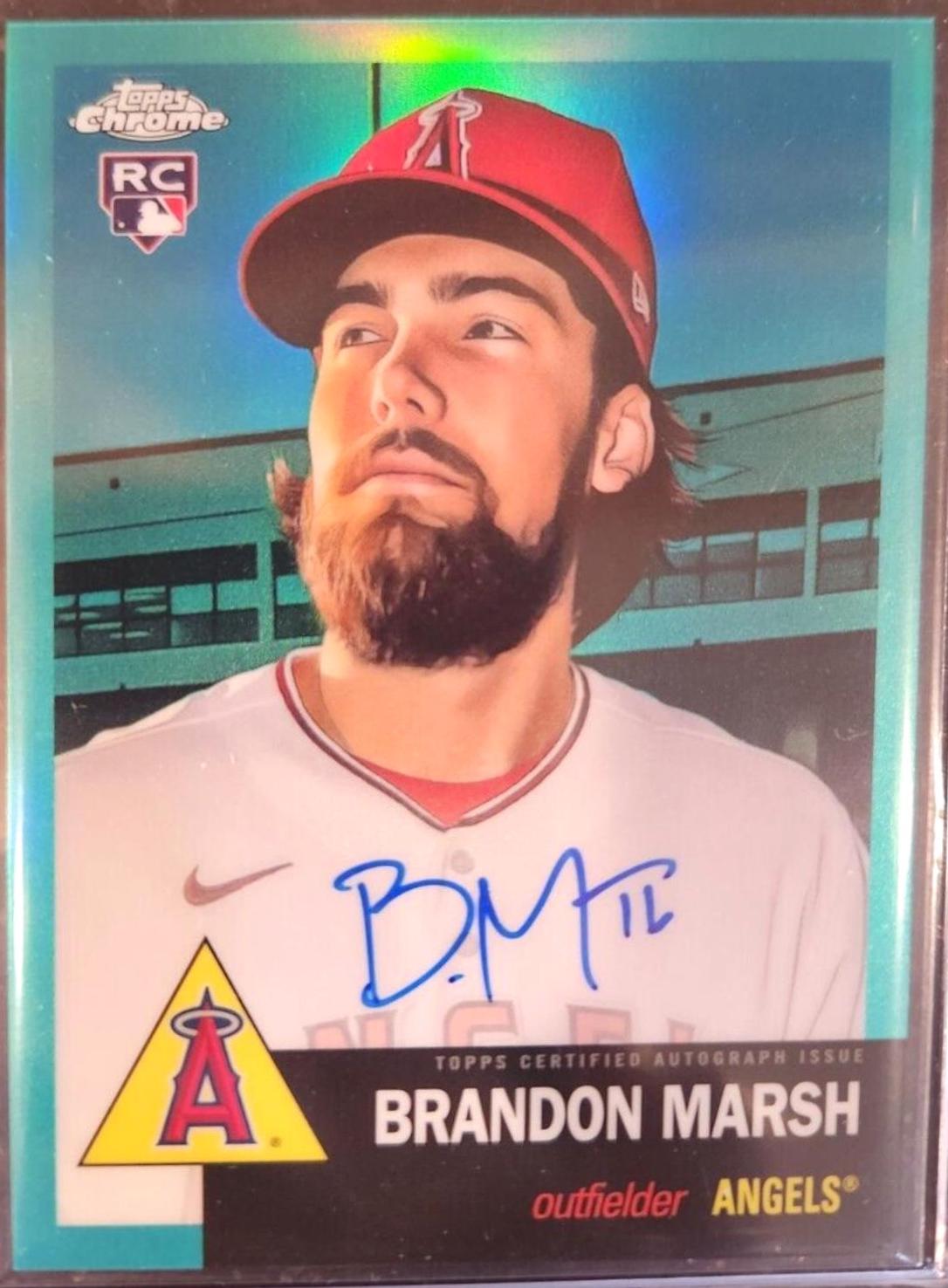 Brandon Marsh [Aqua Refractor] #CPA-BMA