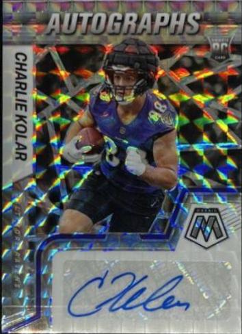 Charlie Kolar #RAM-CK Football Cards 2022 Panini Mosaic Rookie Autographs
