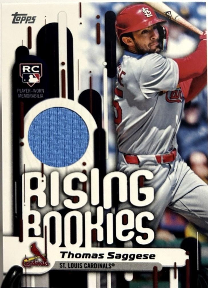 Thomas Saggese #RRR-TSA 2025 Topps Update Rising Rookie Relics Baseball