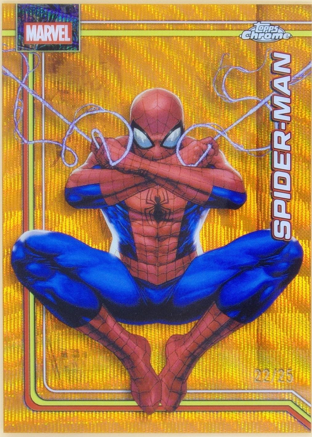 Spider-Man Orange Wave Refractor