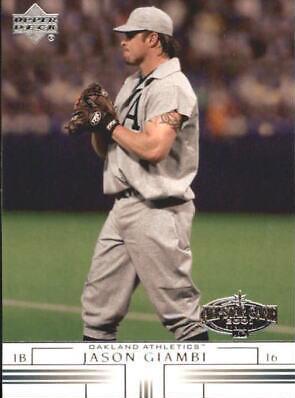Jason Giambi #64 Baseball Cards 2002 Upper Deck