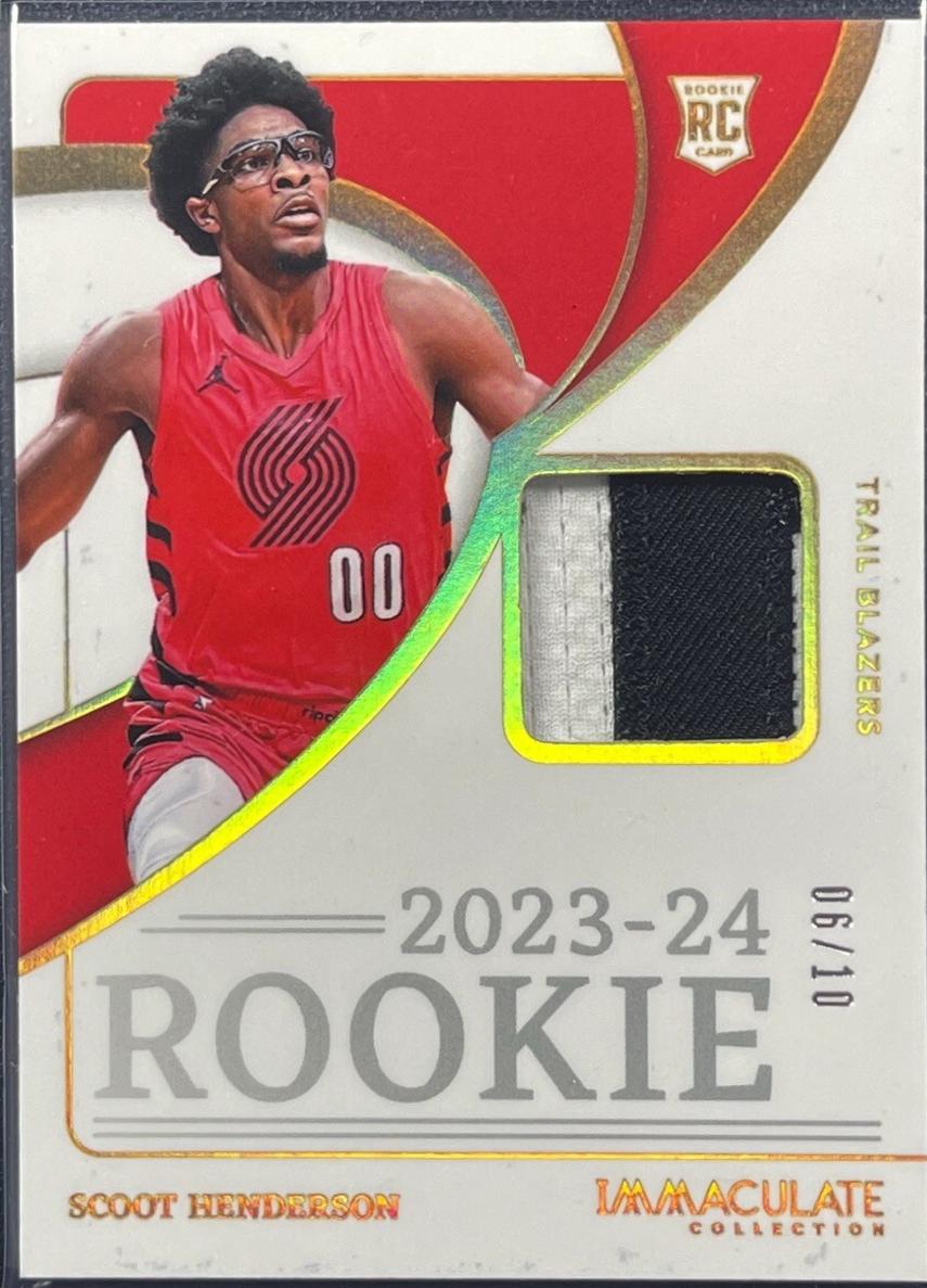 Scoot Henderson [Gold Rookie Patch] #150
