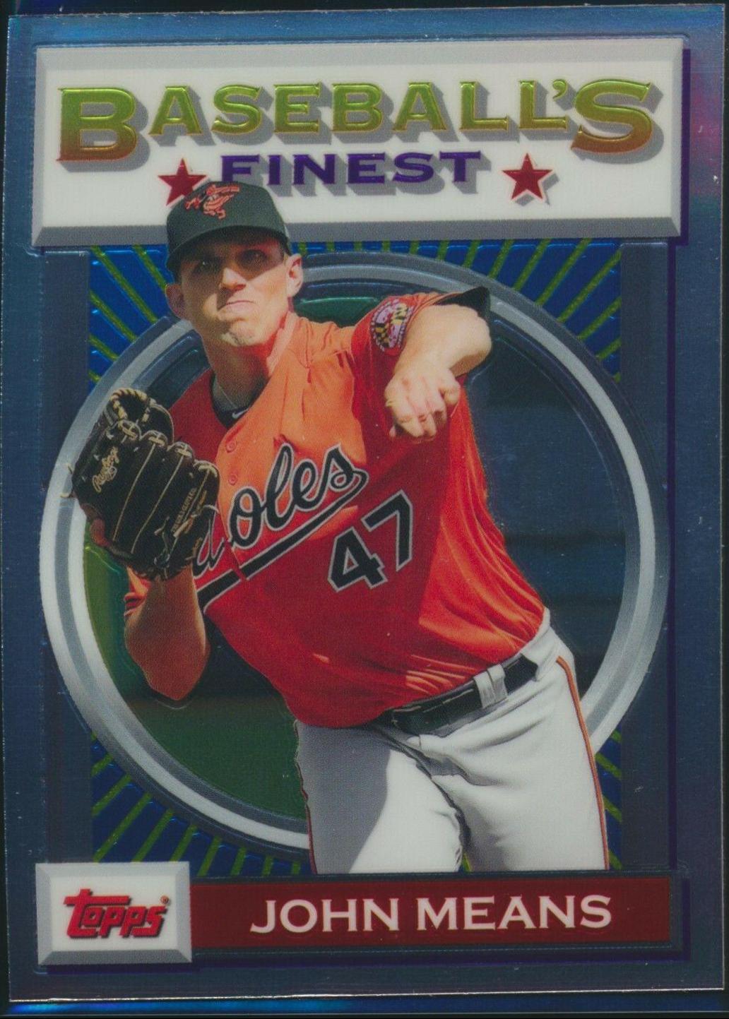 John Means #2 Baseball Cards 2020 Topps Finest Flashbacks
