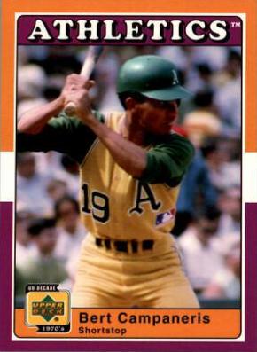 Bert Campaneris #9 Baseball Cards 2001 Upper Deck Decade 1970's