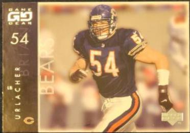 Brian Urlacher #14 Football Cards 2001 Upper Deck Game Gear