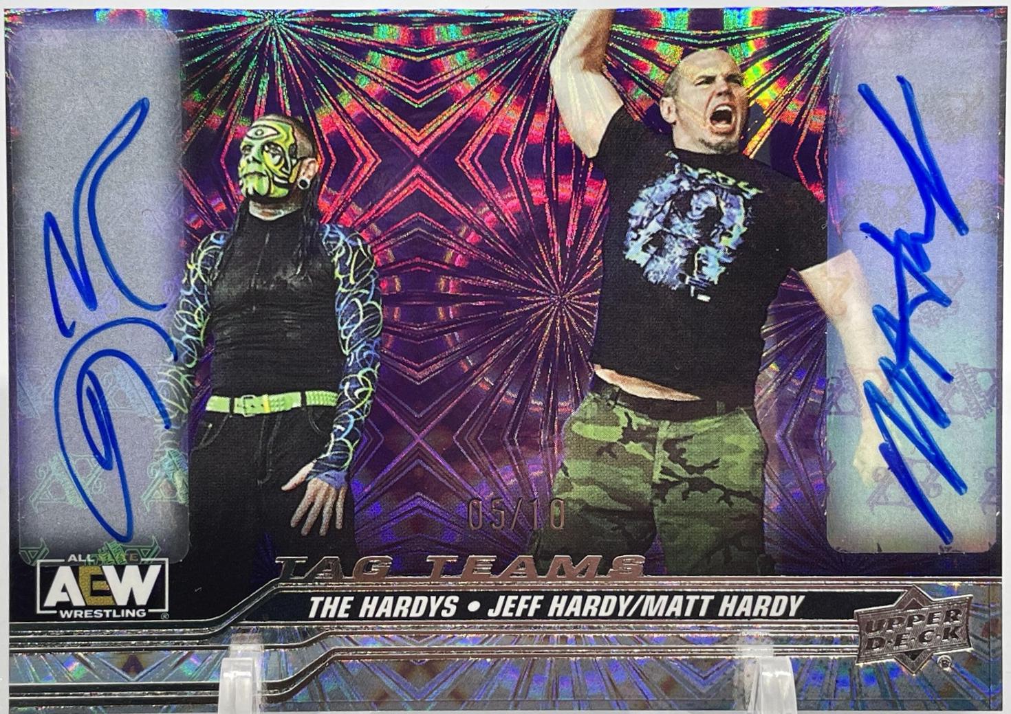 Matt Hardy / Jeff Hardy [Pyro Autograph] #75 Prices | 2024 Upper Deck ...
