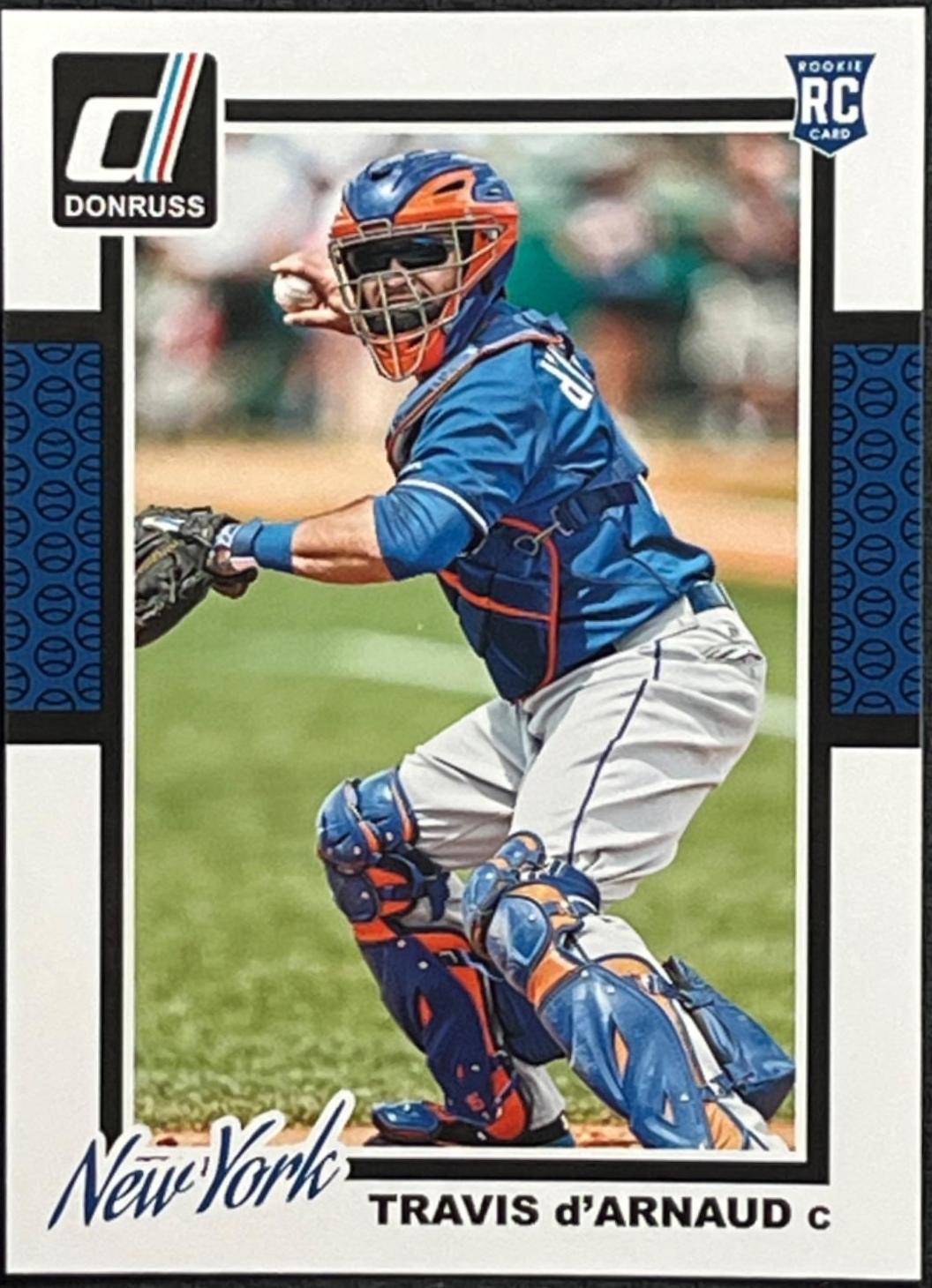 Travis d’Arnaud #316 Baseball Cards 2014 Donruss