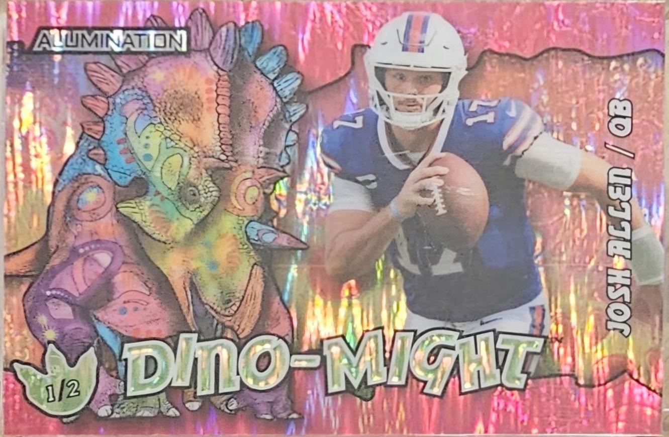 Josh Allen #AD-JA 2023 Wild Card Alumination Dino Might Football