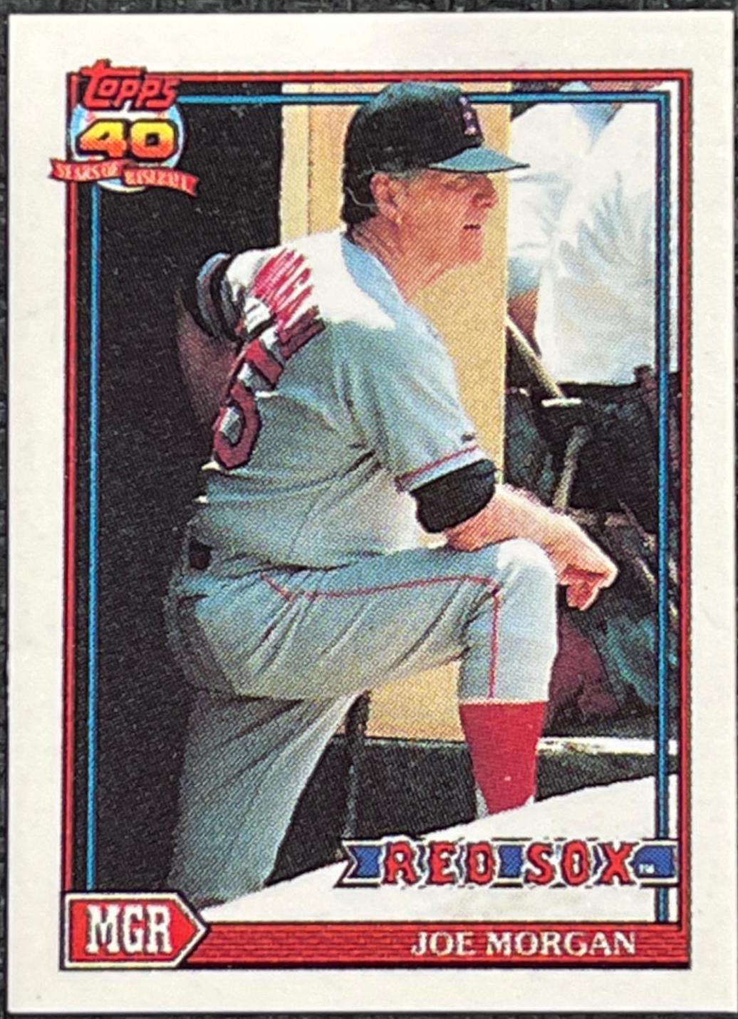 Joe Morgan #21 Baseball Cards 1991 Topps Micro
