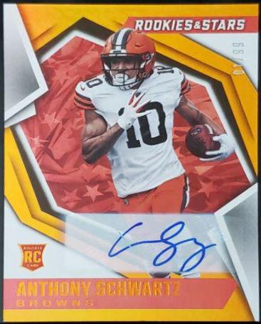 Anthony Schwartz #131 Football Cards 2021 Panini Rookies and Stars