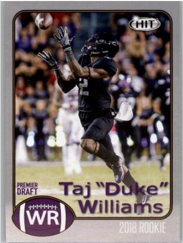 Taj Williams #67 2018 Sage Hit Premier Draft Football
