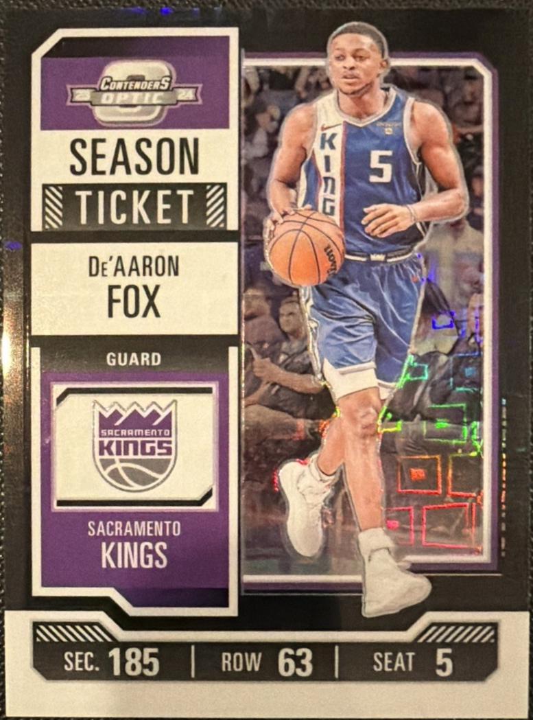 De'Aaron Fox [Black Pandora] #39