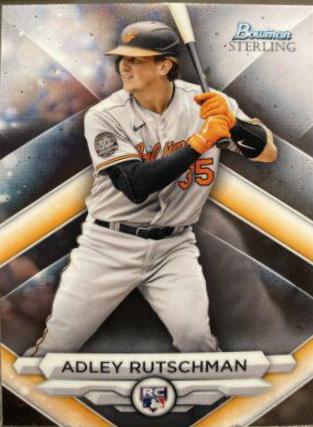Adley Rutschman #BSR-50 Baseball Cards 2023 Bowman Sterling