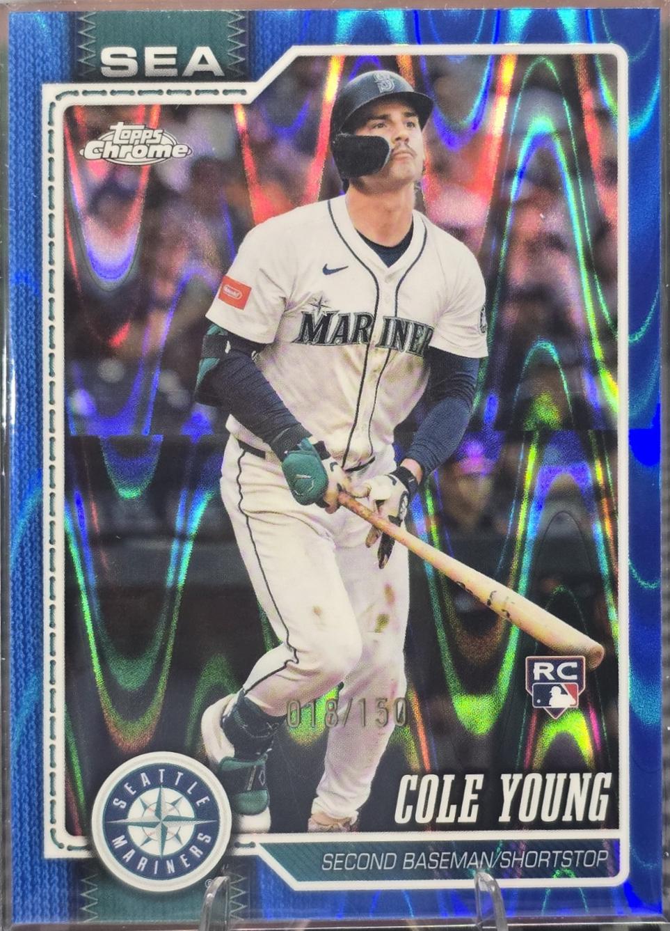 2026 Cole Young [Blue Raywave Refractor] #23