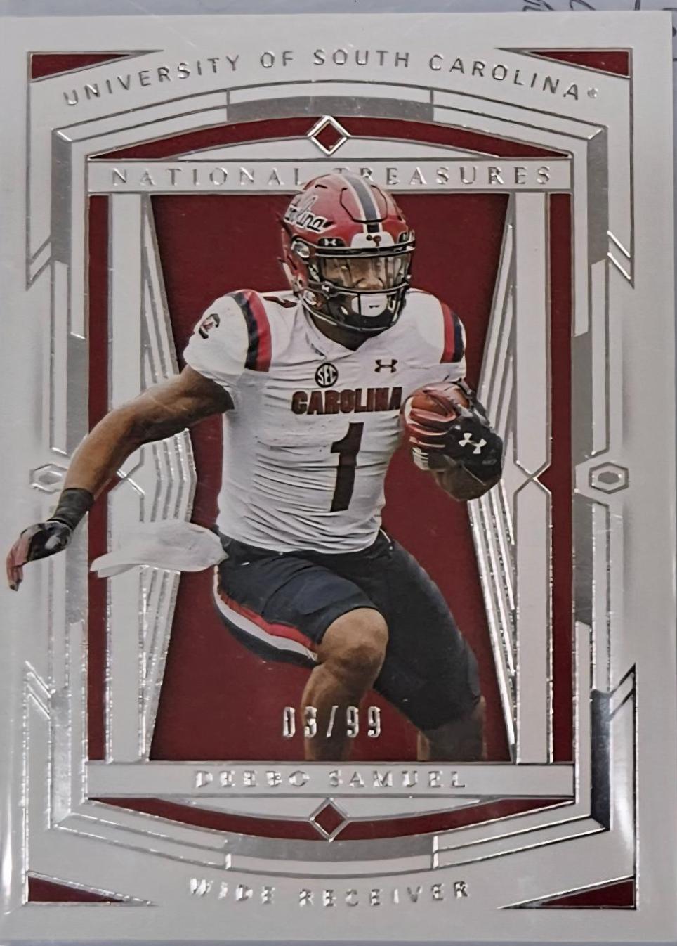 Deebo Samuel #14 Football Cards 2020 Panini National Treasures Collegiate