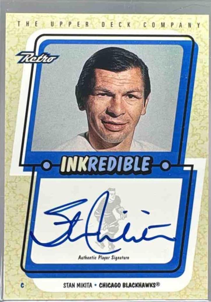 Stan Mikita #SM 1999 Upper Deck Retro Inkredible Hockey