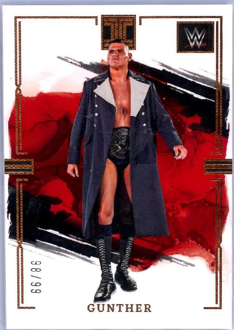 Gunther #5 Wrestling Cards 2023 Panini Impeccable WWE