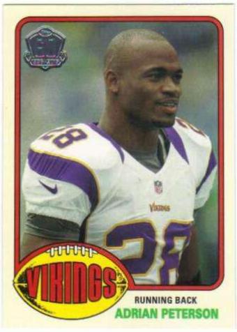 Adrian Peterson #T60-AP Football Cards 2015 Topps 60th Anniversary