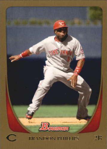 Brandon Phillips #19 Baseball Cards 2011 Bowman
