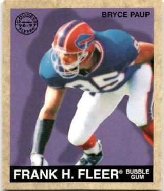 Bryce Paup #6 Football Cards 1997 Fleer Goudey