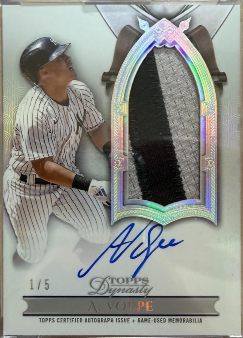Anthony Volpe #DAPB-AV2 2024 Topps Dynasty Baseball