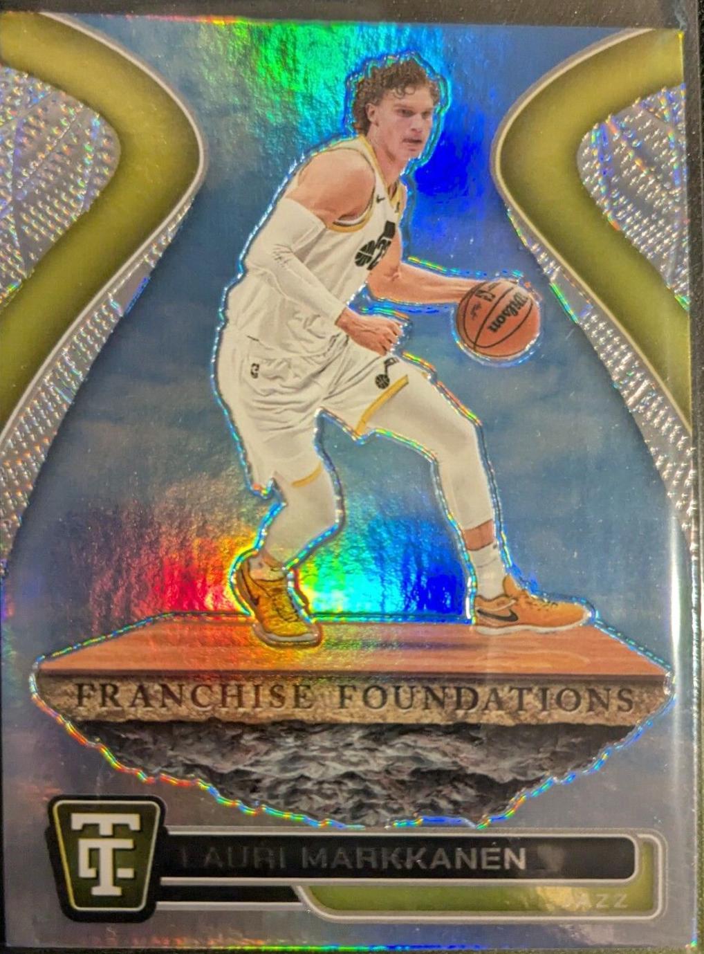 Lauri Markkanen #19 Basketball Cards 2024 Panini Totally Certified Franchise Foundations