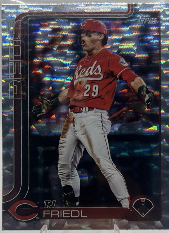 Tj Friedl [Silver Crackle Foilboard] #525