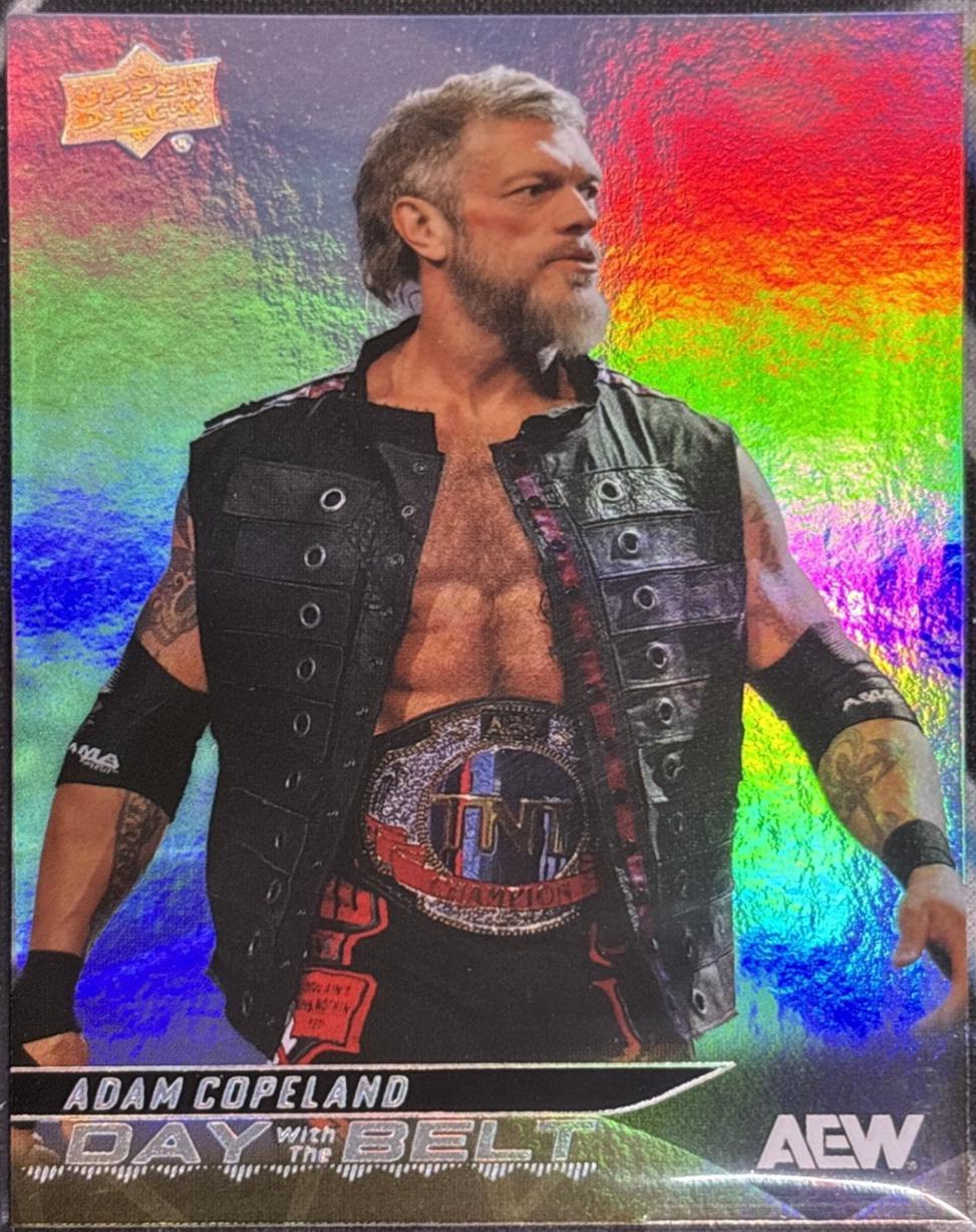 Adam Copeland #DB-8 Wrestling Cards 2025 Upper Deck AEW Day with the Belt