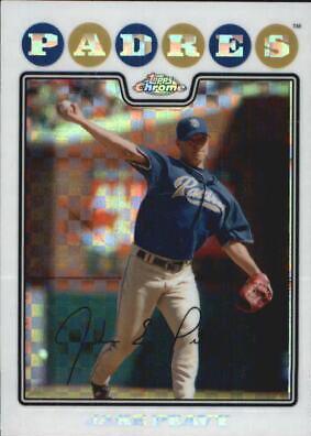 Jake Peavy #15 Baseball Cards 2008 Topps Chrome