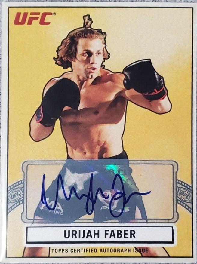 Urijah Faber #AOS-UF Ufc Cards 2013 Topps UFC Bloodlines Octagon Side Autographs