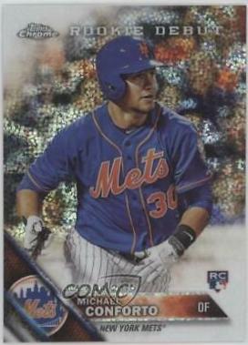 Michael Conforto #HMT43 Baseball Cards 2016 Topps Chrome Update