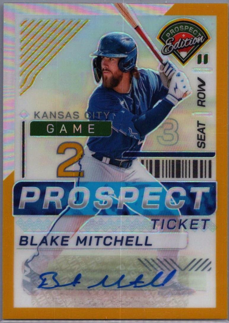 Blake Mitchell [Gold Holo Ticket Signature] #72