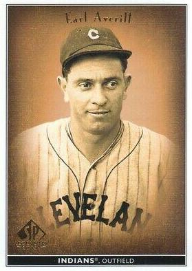 Earl Averill #21 Baseball Cards 2002 SP Legendary Cuts