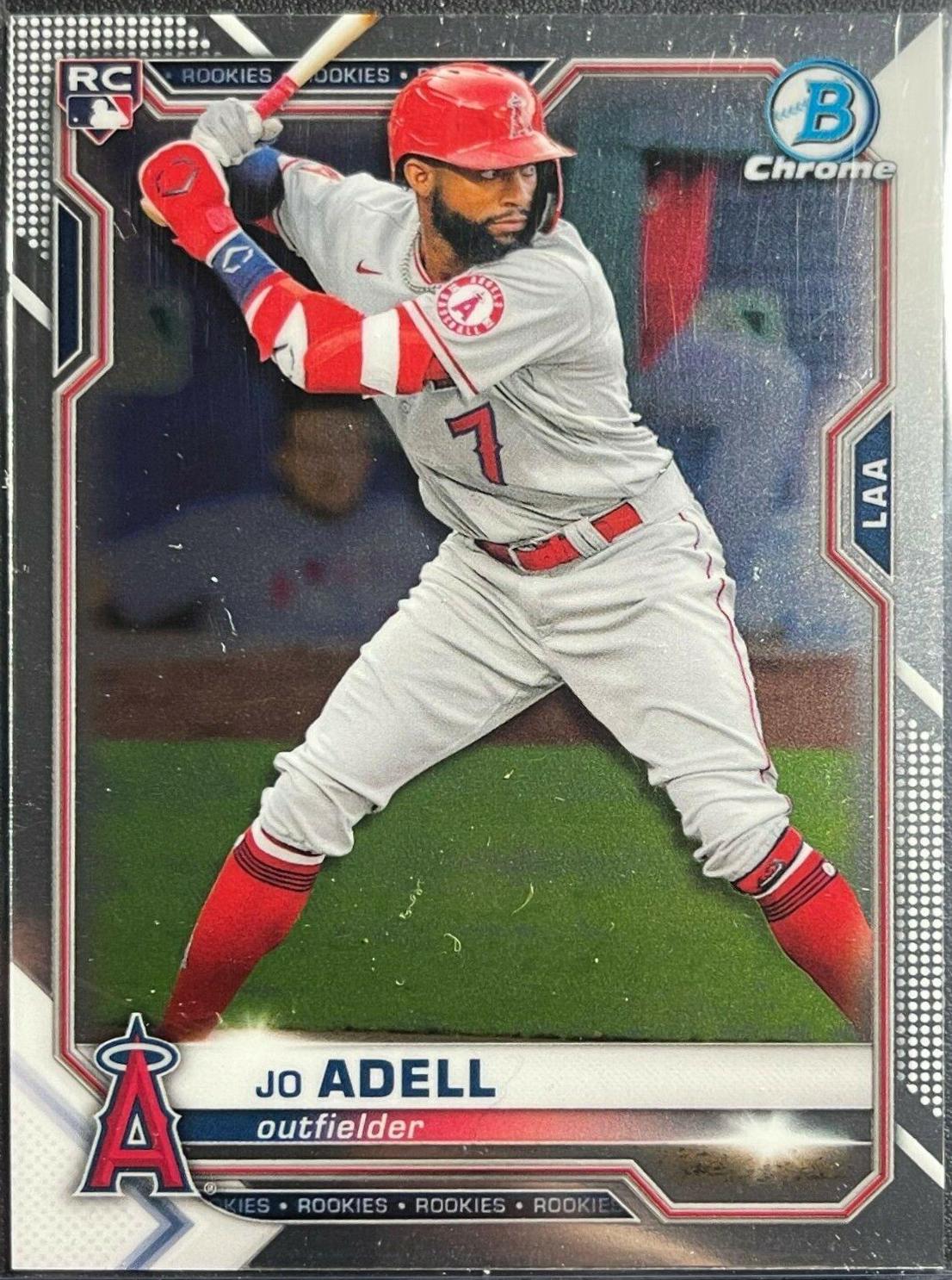 Jo Adell #42 Baseball Cards 2021 Bowman Chrome