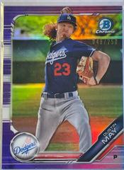 Dustin May [Mojo Purple Refractor] #BCP-80 Prices | 2019 Bowman
