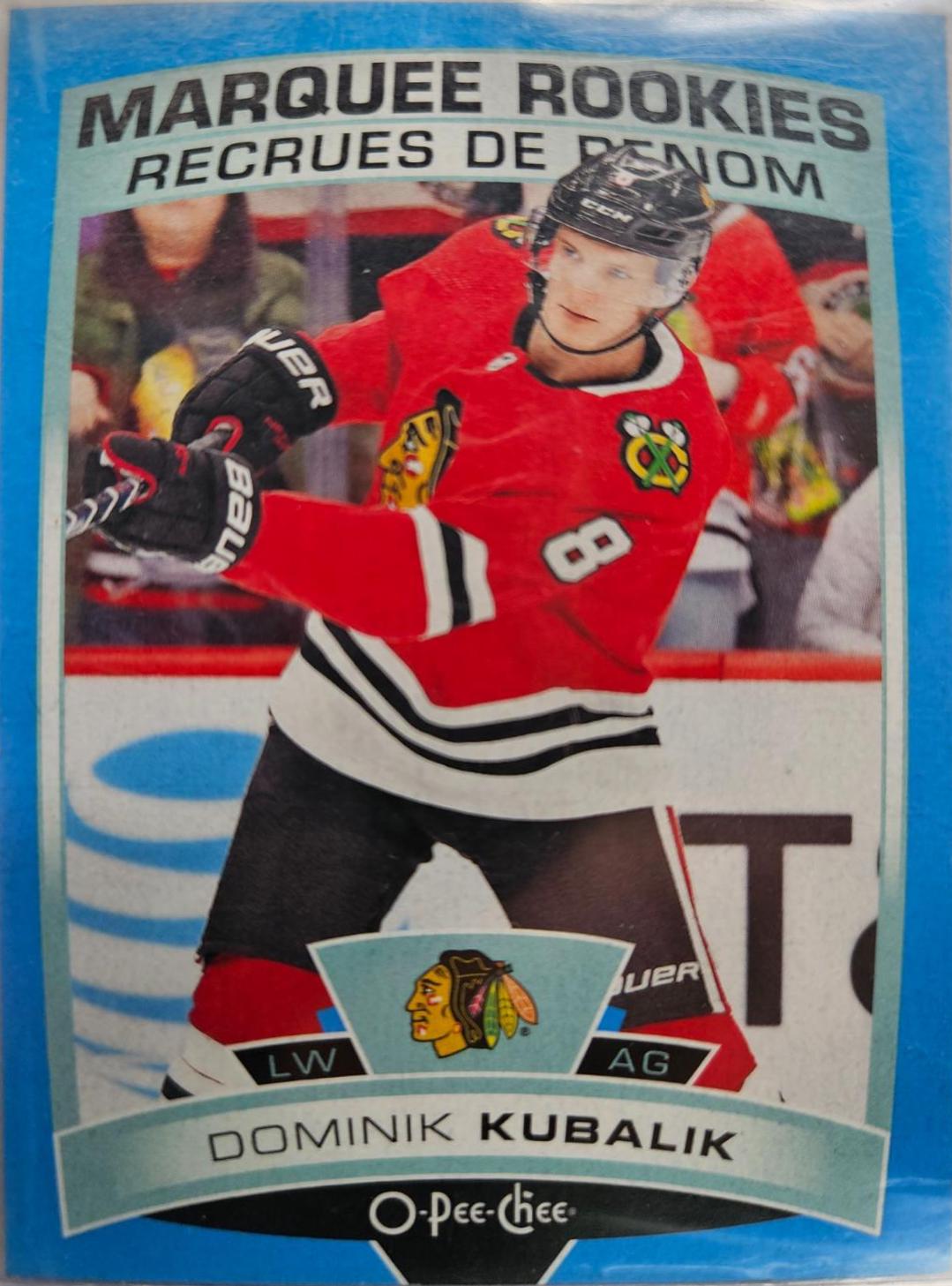 Dominik Kubalik #630 Hockey Cards 2020 O Pee Chee Marquee Rookies