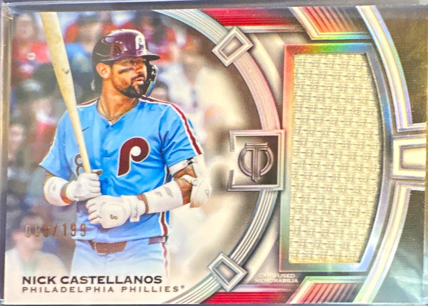 Nick Castellanos #TJR-NC 2026 Topps Tribute Baseball Jumbo Relics