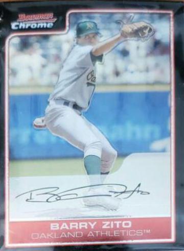 Barry Zito #17 Baseball Cards 2006 Bowman Chrome