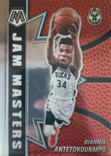 Giannis Antetokounmpo #9 Basketball Cards 2020 Panini Mosaic Jam Masters