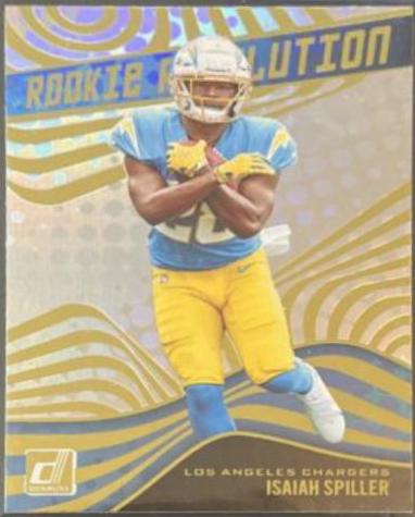 Isaiah Spiller #REV-15 Football Cards 2022 Panini Donruss Rookie Revolution