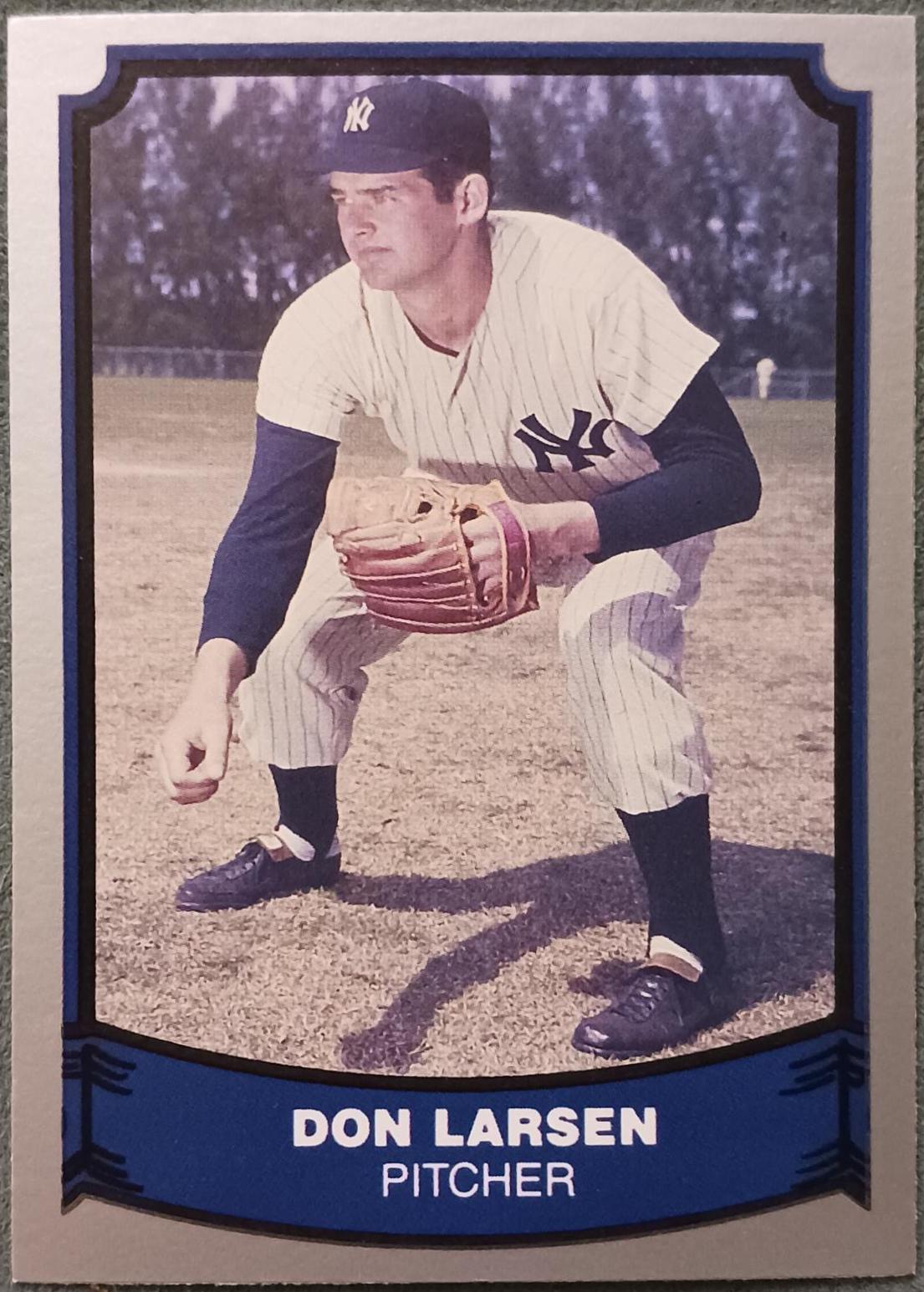 Don Larsen #42 Baseball Cards 1989 Pacific Legends