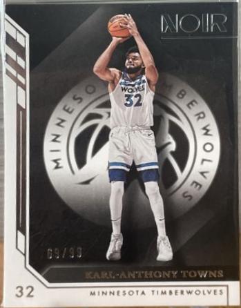 Karl Anthony Towns #6 Basketball Cards 2022 Panini Noir