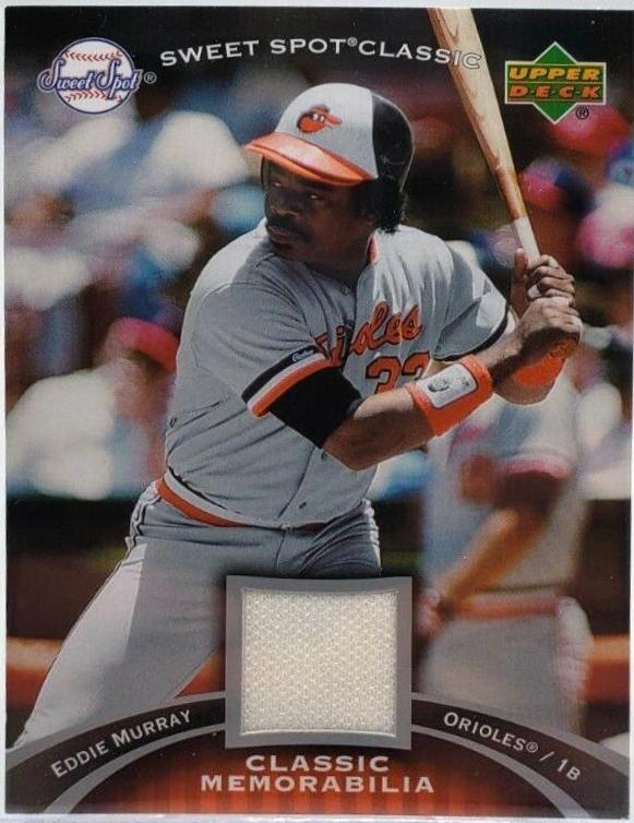 Eddie Murray #CM-ED Baseball Cards 2007 Upper Deck Sweet Spot Classic Classic Memorabilia