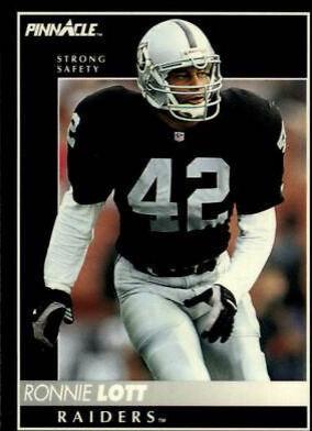 Ronnie Lott #36 Football Cards 1992 Pinnacle
